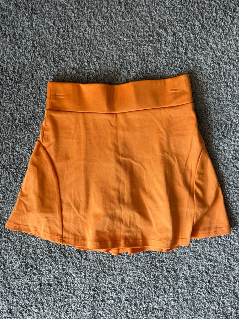 Orange A-Line Women's Skirt
